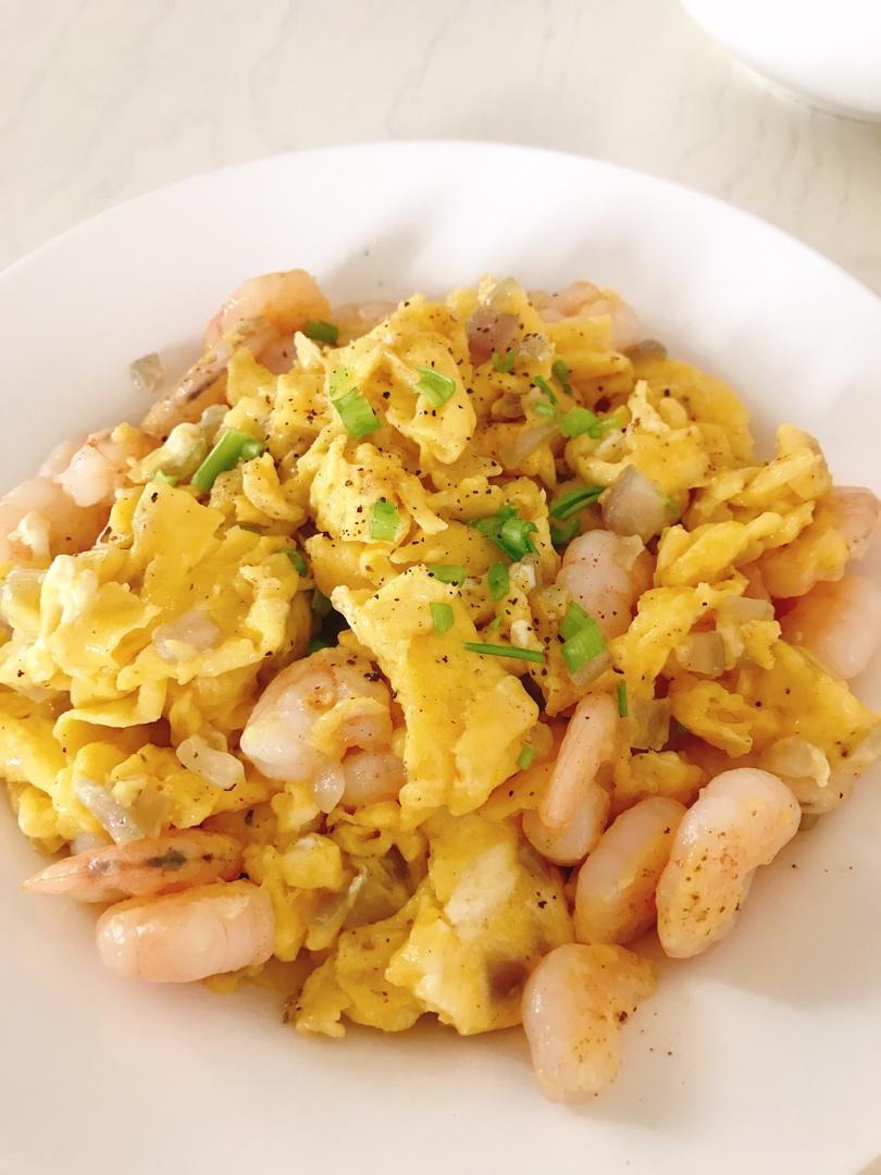 【虾仁滑蛋】超嫩滑，复刻茶餐厅经典