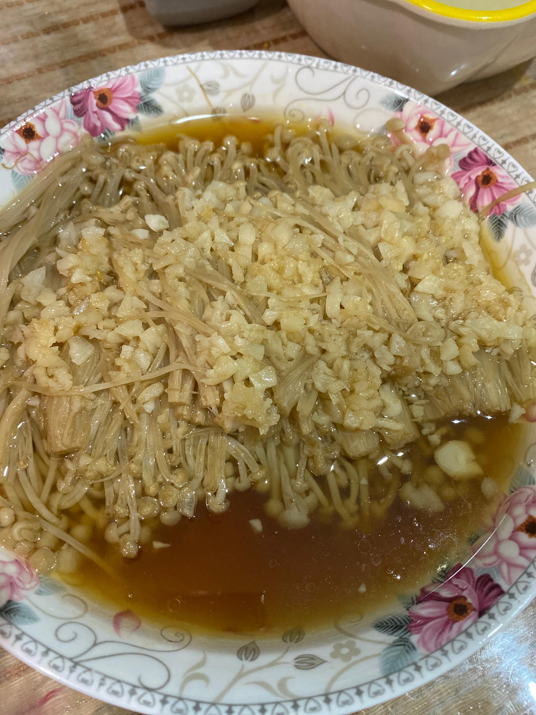蒜蓉蒸金针菇