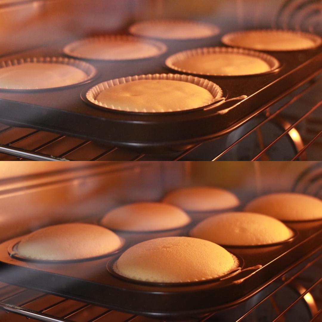 原味海绵纸杯蛋糕（非常适合裱花、盖糖皮的cupcake方子）