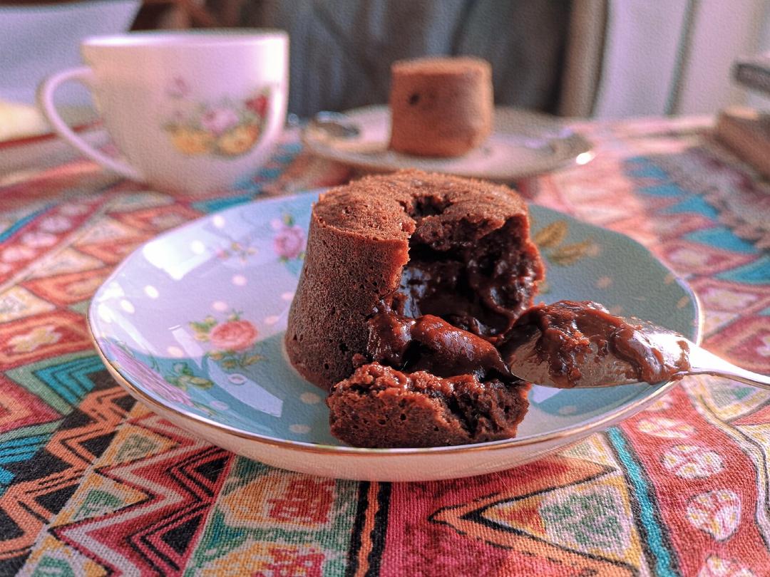 巧克力熔岩蛋糕 Chocolate Molten Lava Cake