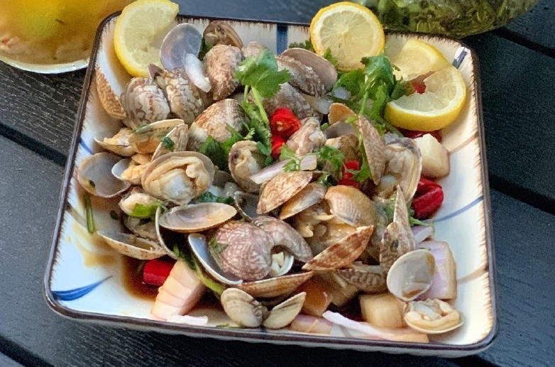 凉拌酸辣柠檬花甲｜鲜嫩爽口太好吃了