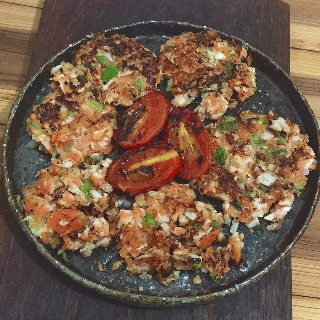 香煎虾饼