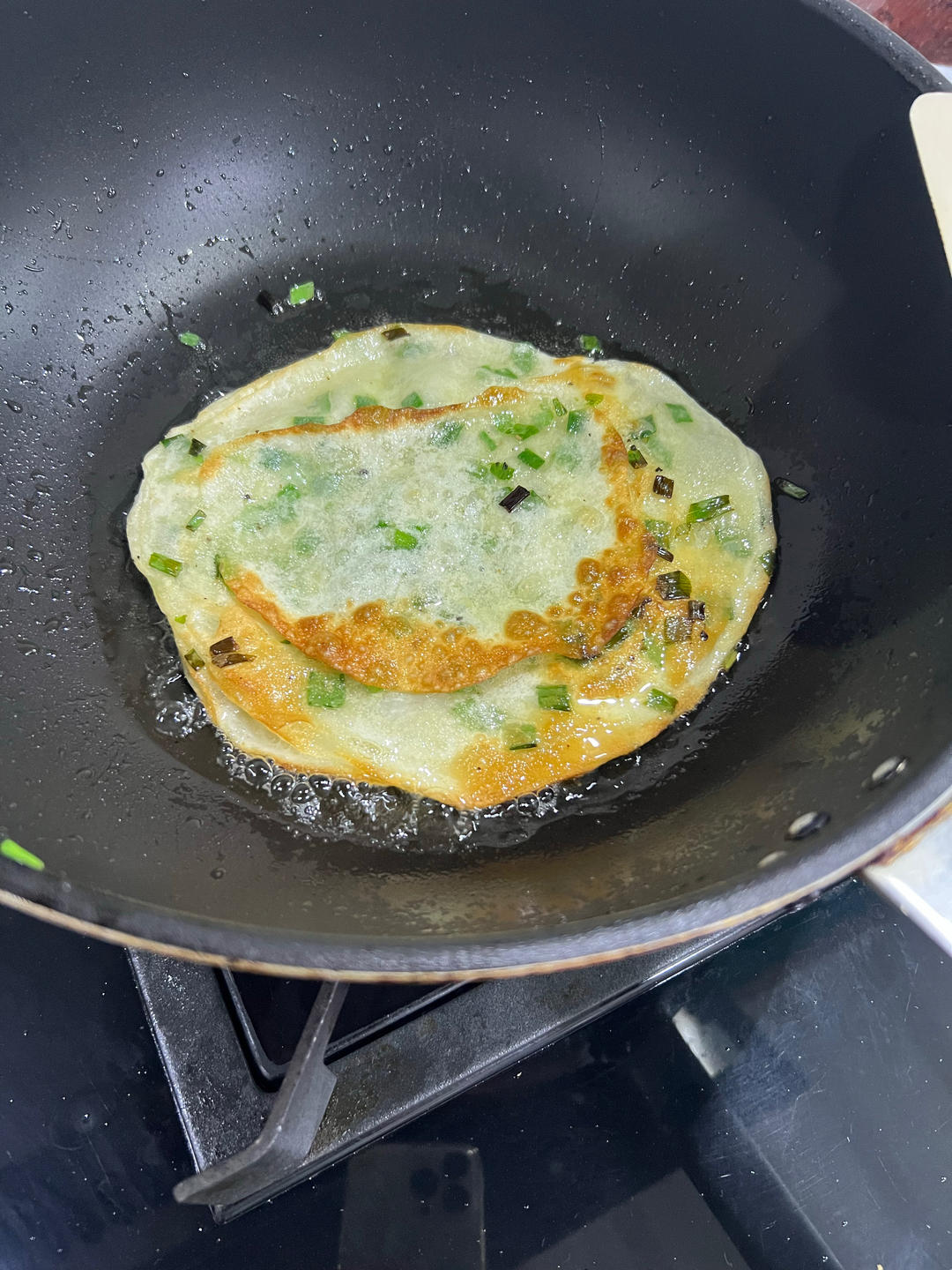 饺子皮葱油饼