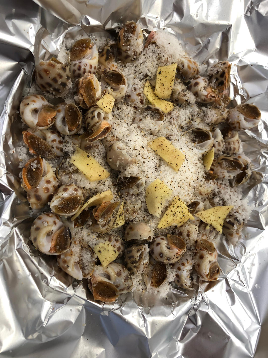 盐焗花螺---烤箱版