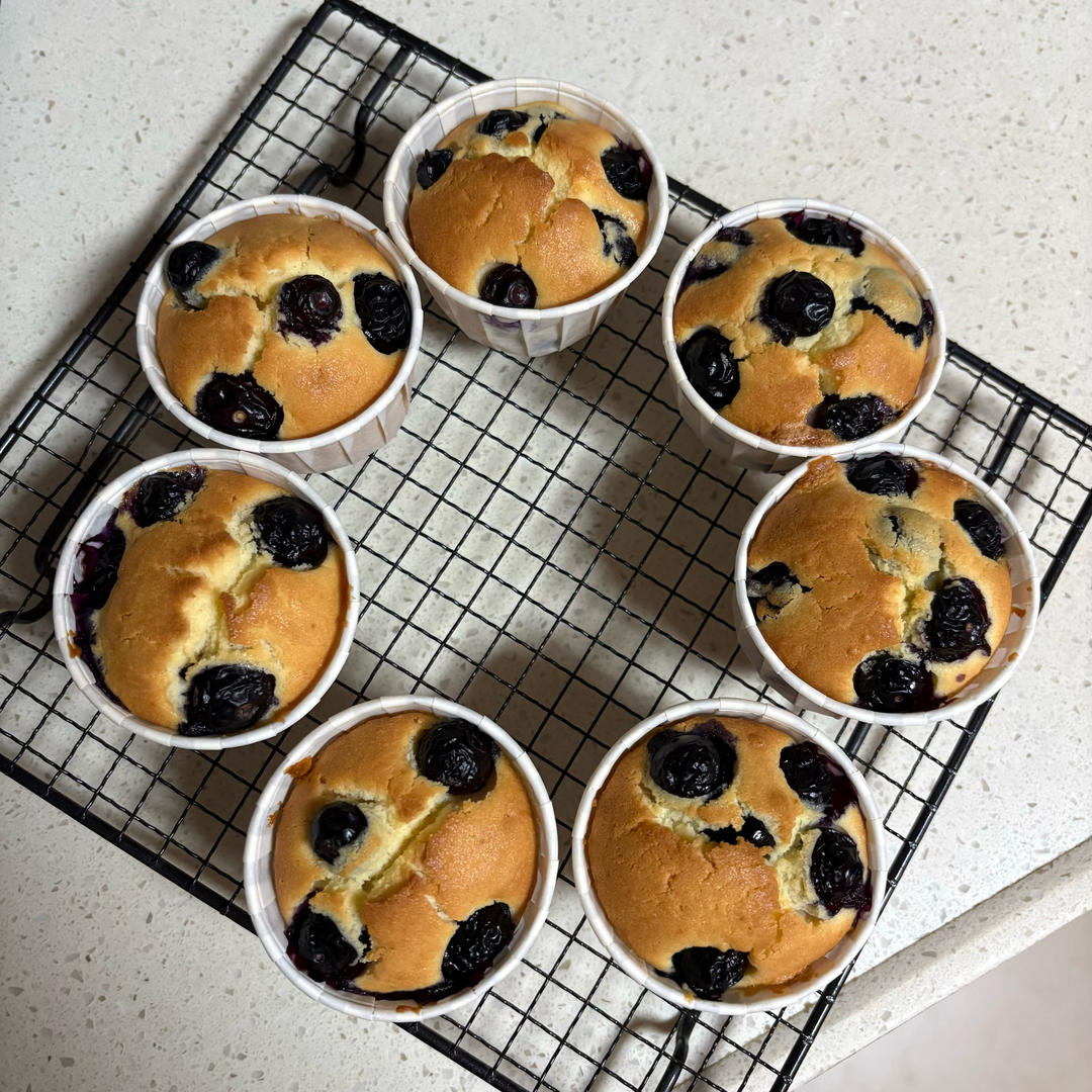 超好吃的蓝莓麦芬