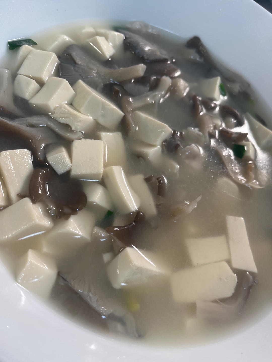 平菇肉片汤
