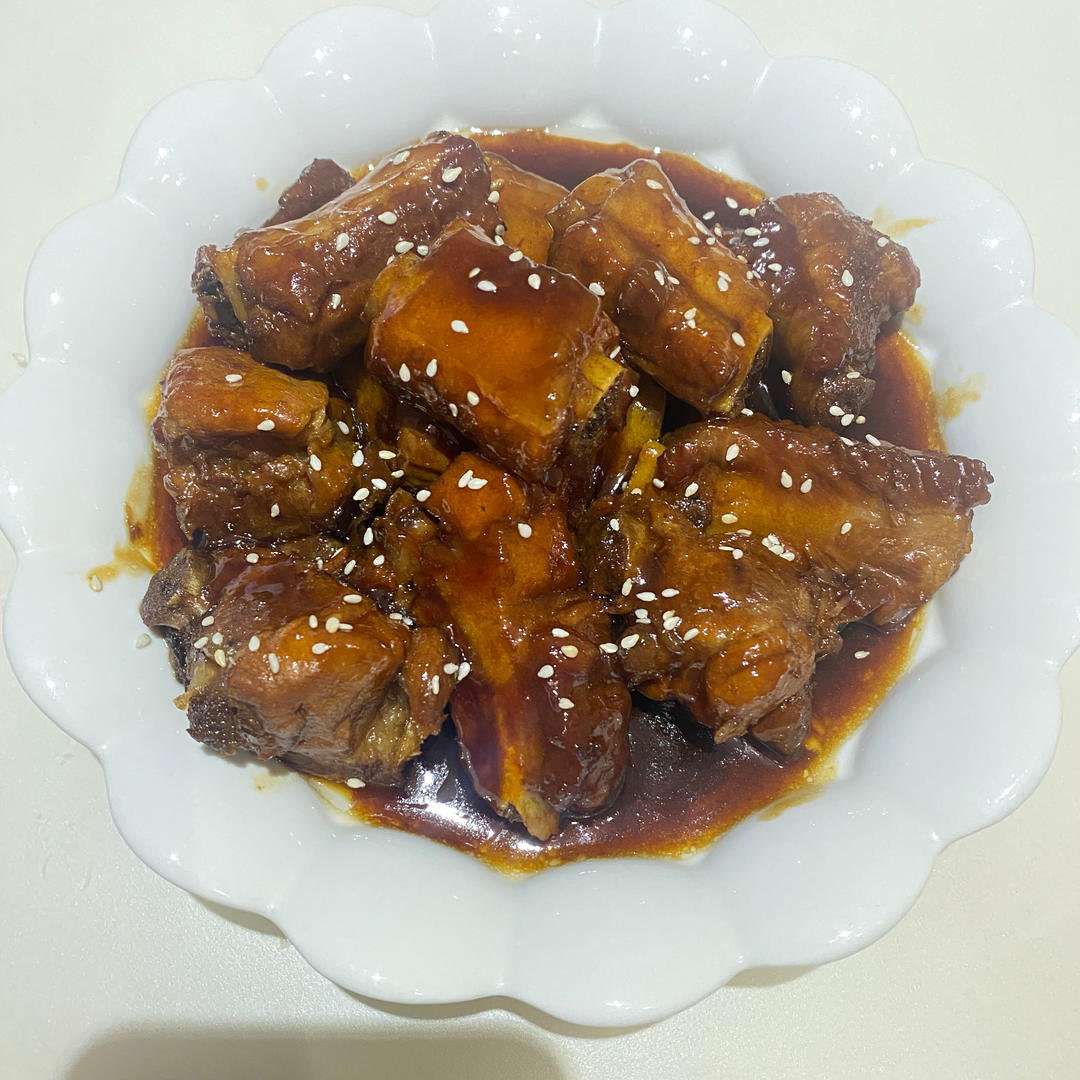 糖醋排骨（试验多次的最佳口感）
