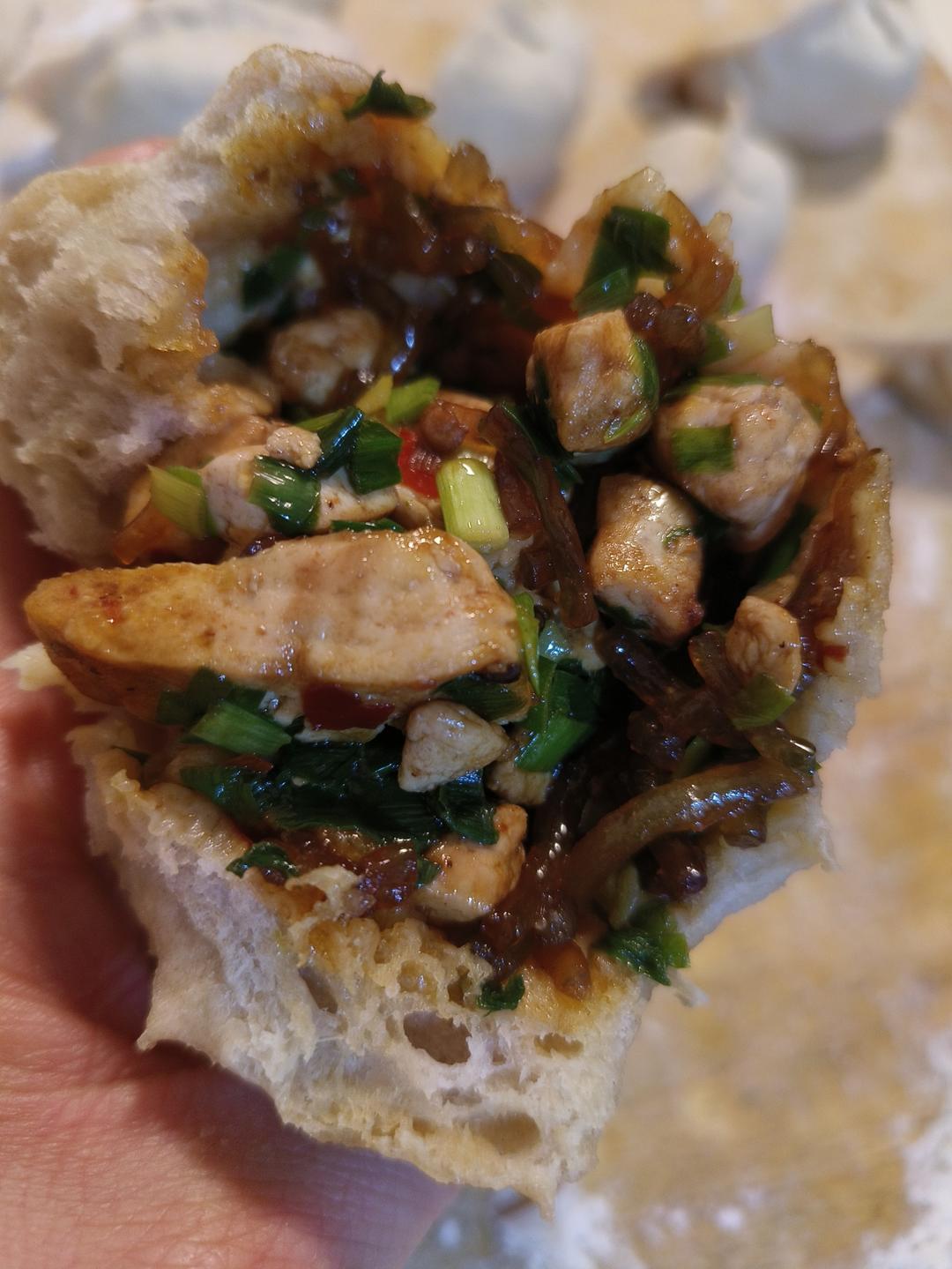 豆腐粉条蒸包