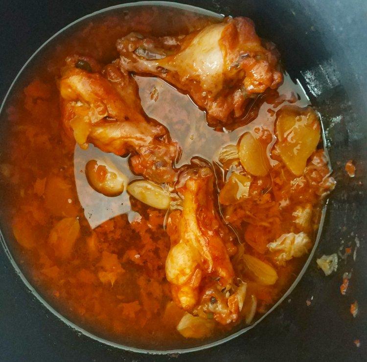 新奥尔良烤鸡腿土豆