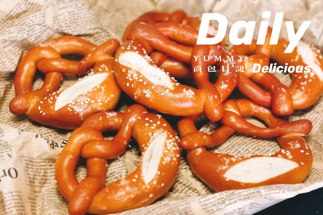 德式碱水面包｜经典碱水结｜普雷结｜0糖低卡｜免发酵｜免手套膜