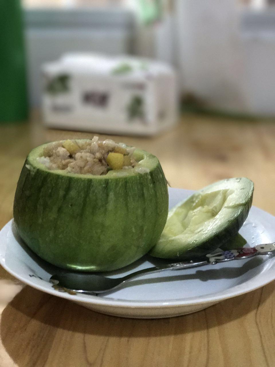 南瓜蒸饭