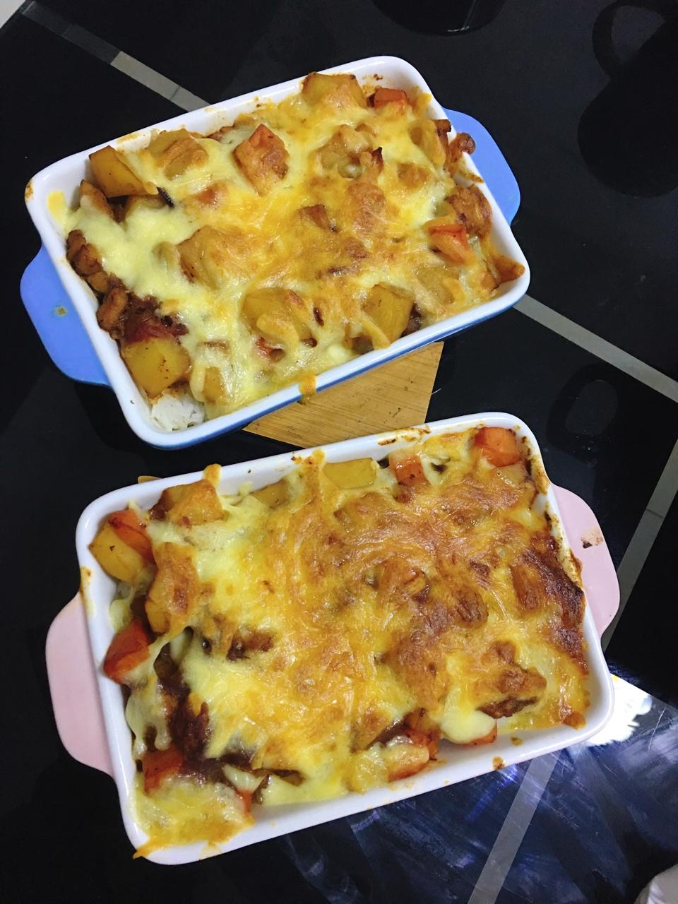 番茄鸡肉浓情焗饭【两人份】