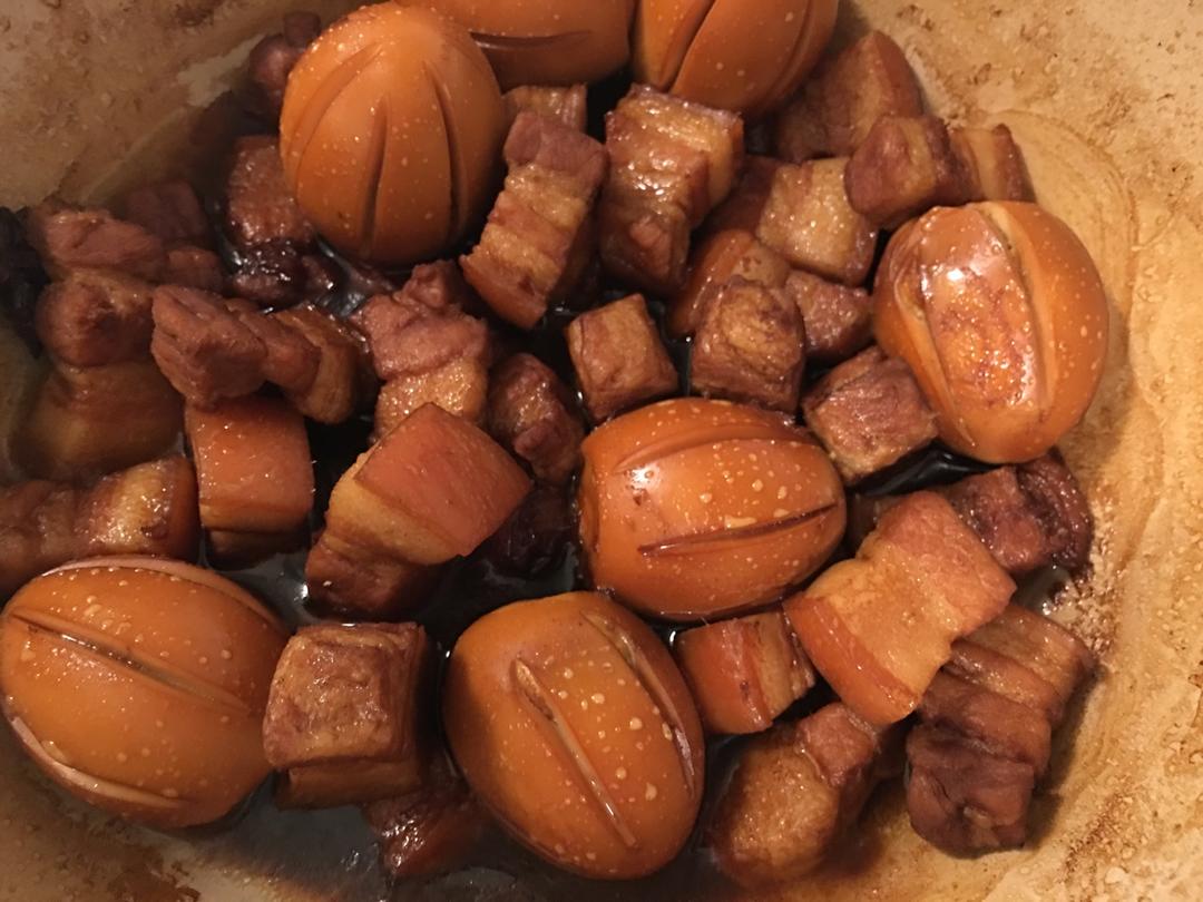 其实也不是很难的红烧肉烧蛋