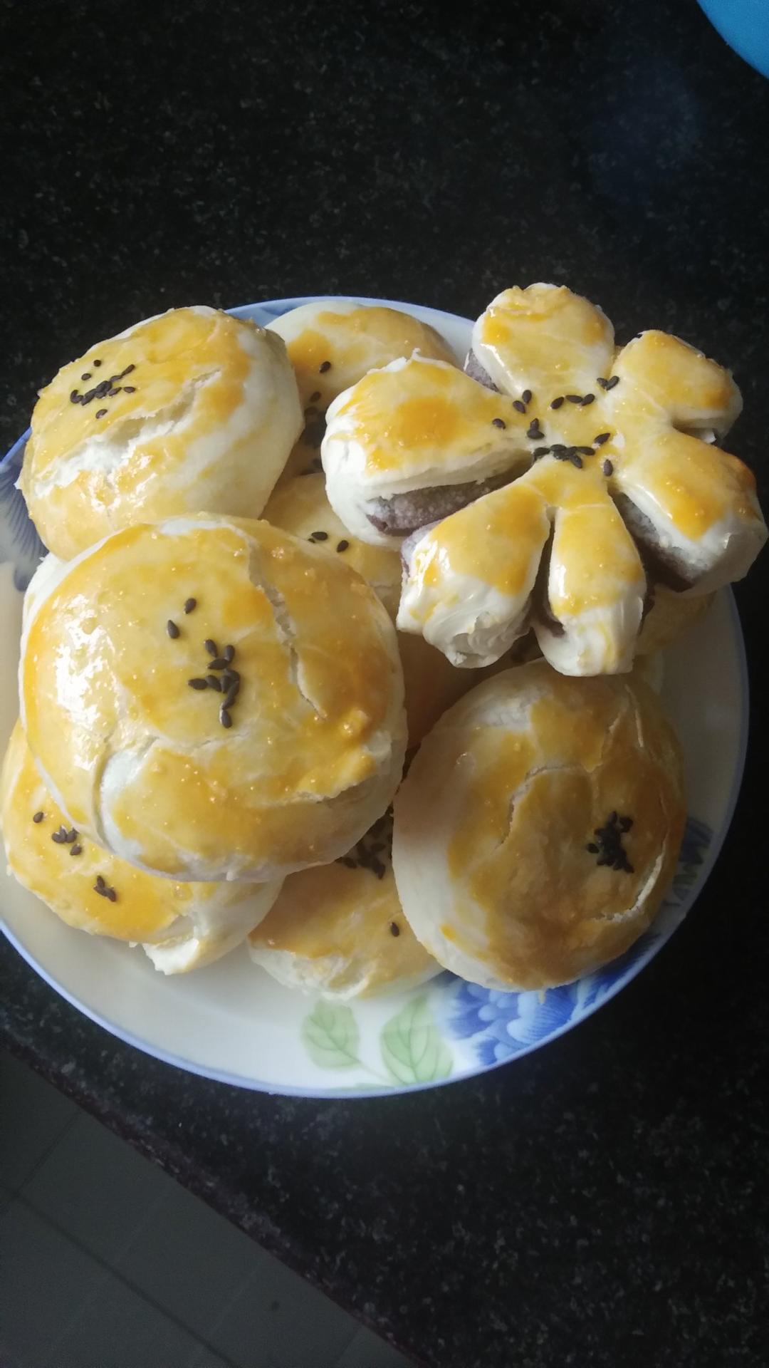 超级简单的豆沙酥