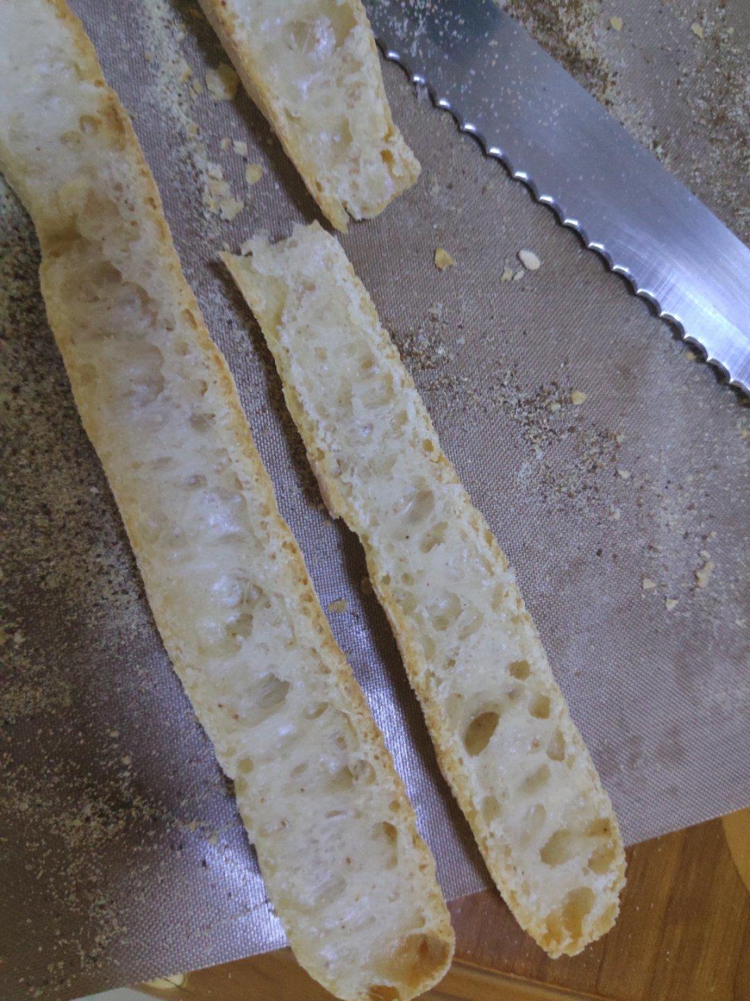 消耗天然酵种-意大利橄榄油脆面包棒Grissini