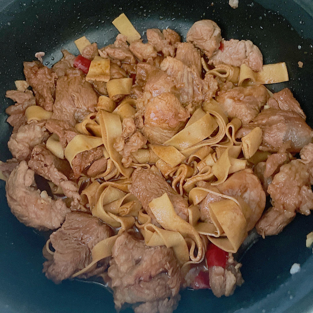 干豆腐炒肉