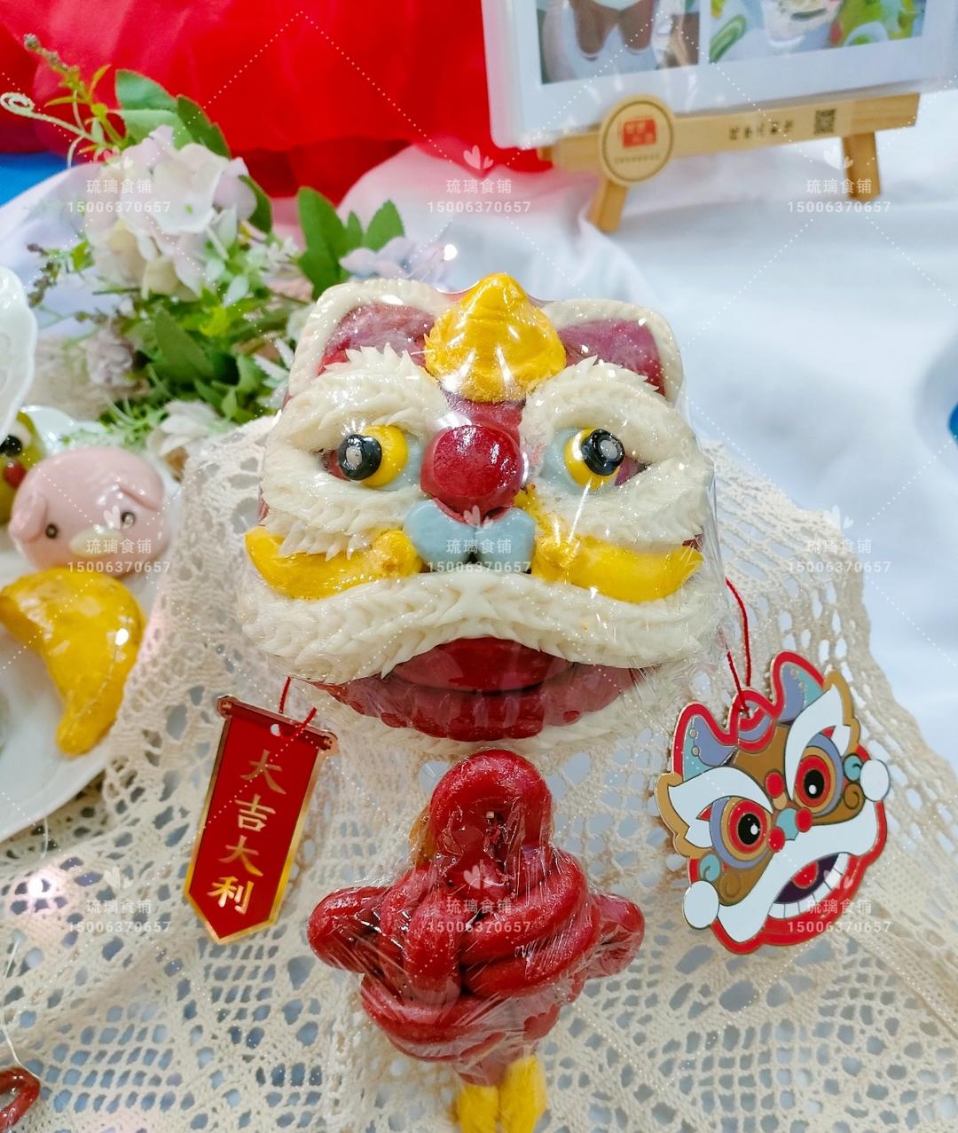 🧨潮·国粹｜萌·醒狮馒头