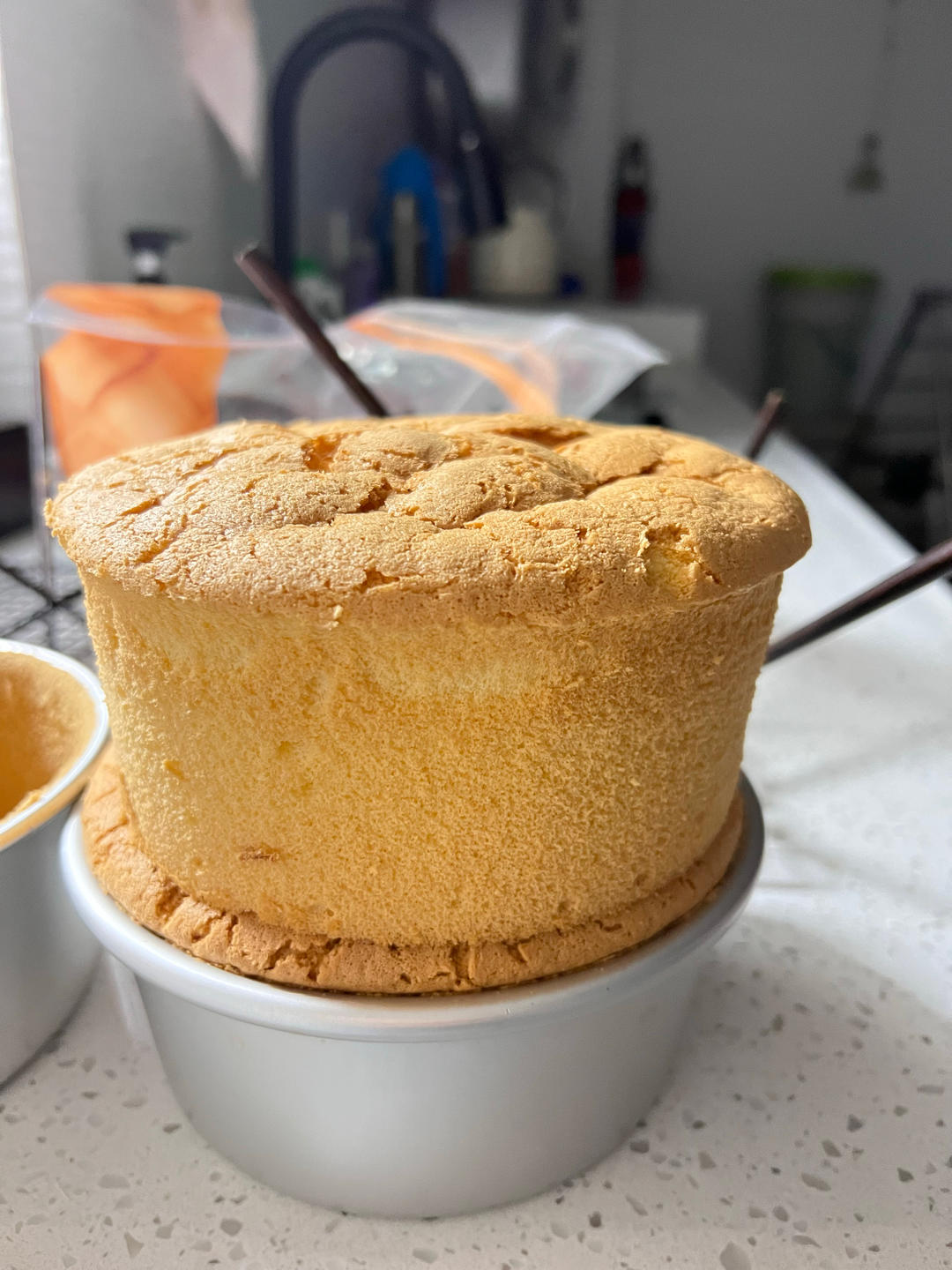 超柔软6寸戚风蛋糕(附8寸配方)零失败 超详细‼️含操作视频