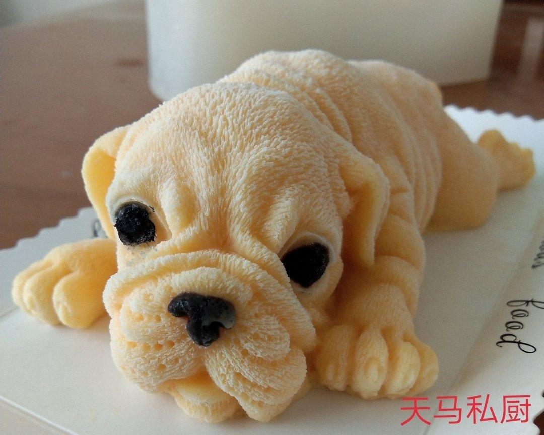 抖音网红3D沙皮狗-巧克力慕斯（蛋黄版）