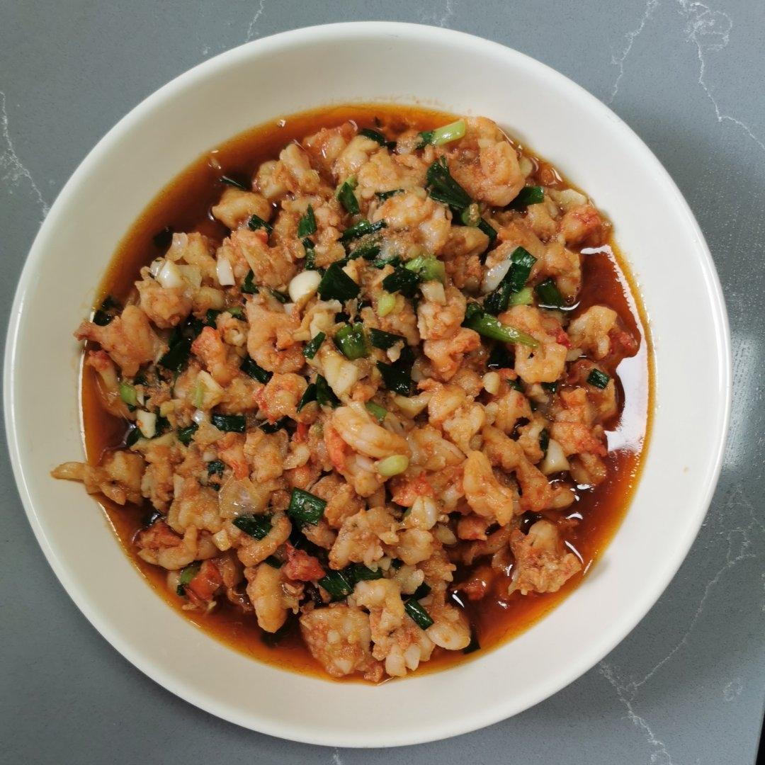 不再吃白灼虾（蒜香大虾）