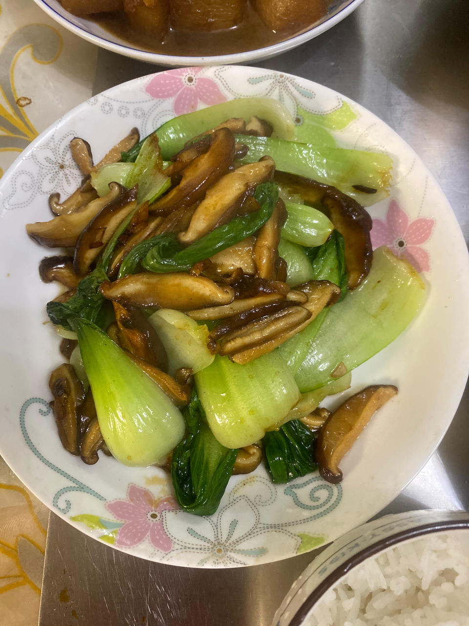 比肉还好吃的——蚝油香菇油菜