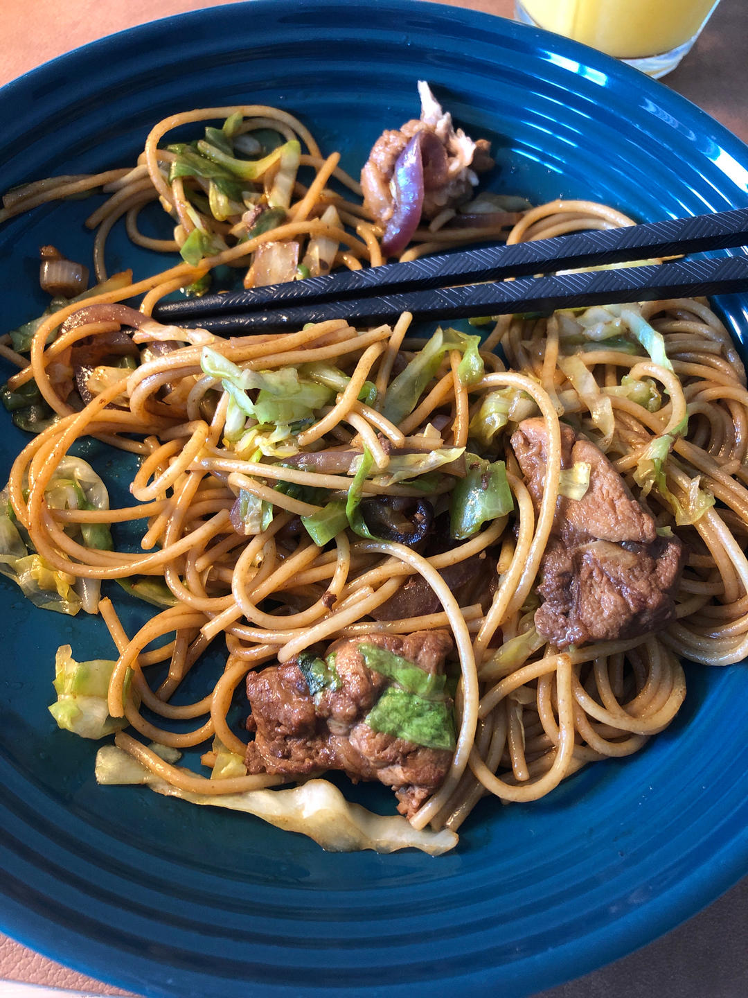 肉丝炒面