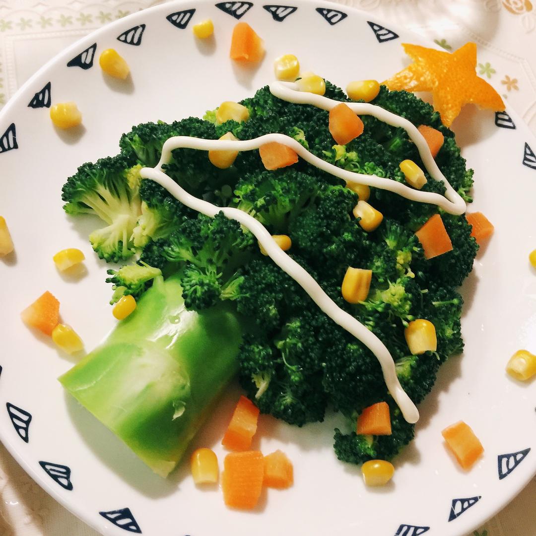 西兰花圣诞树