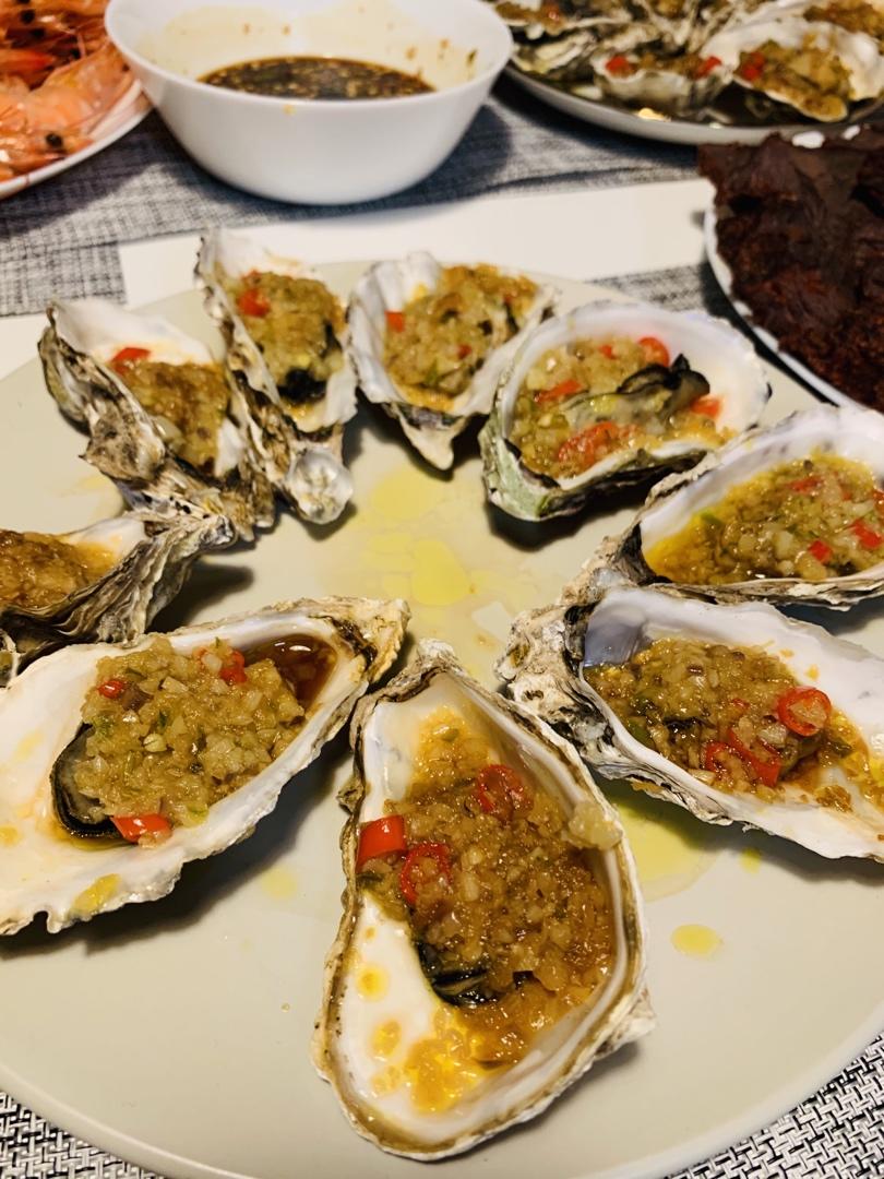 烤生蚝