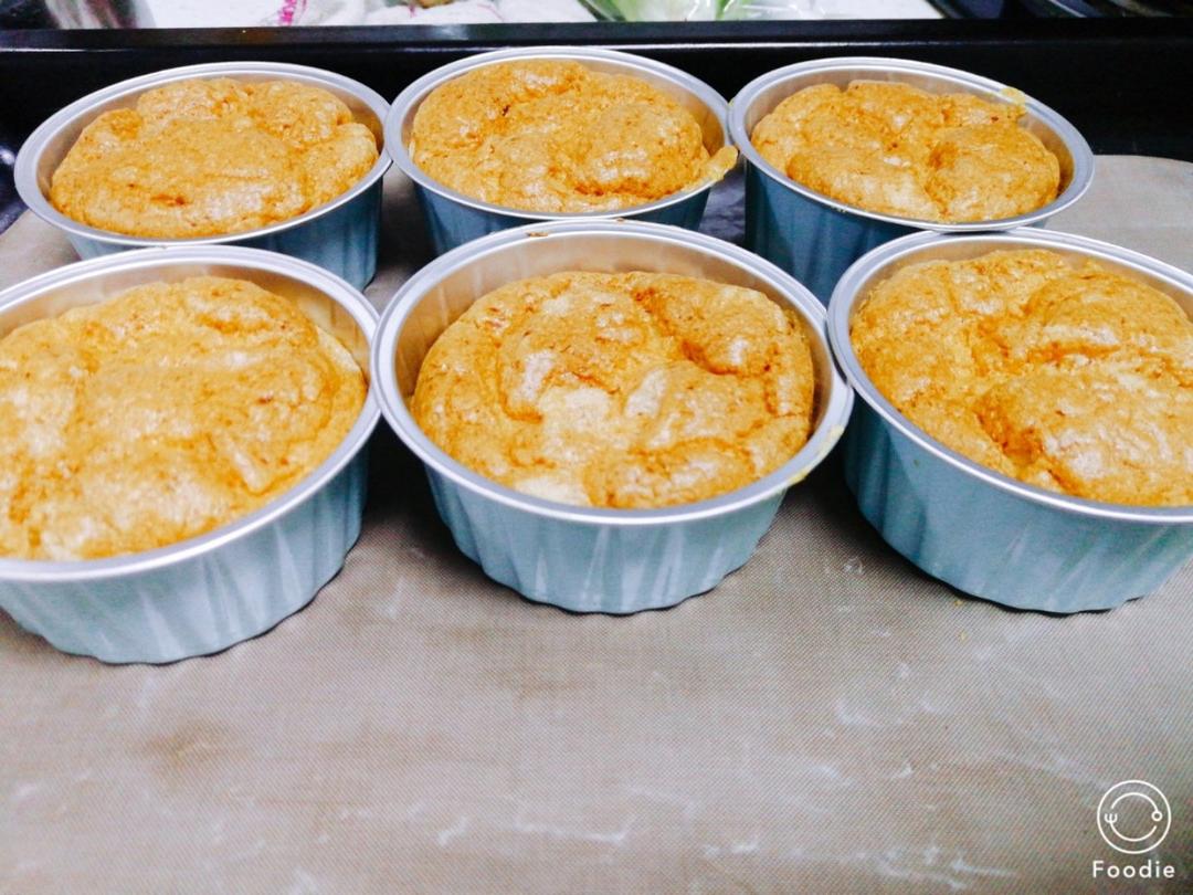 南瓜戚风蛋糕 宝宝辅食食谱