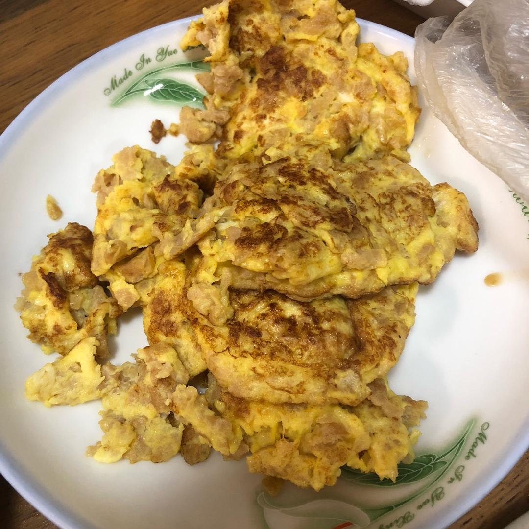 菜脯煎蛋