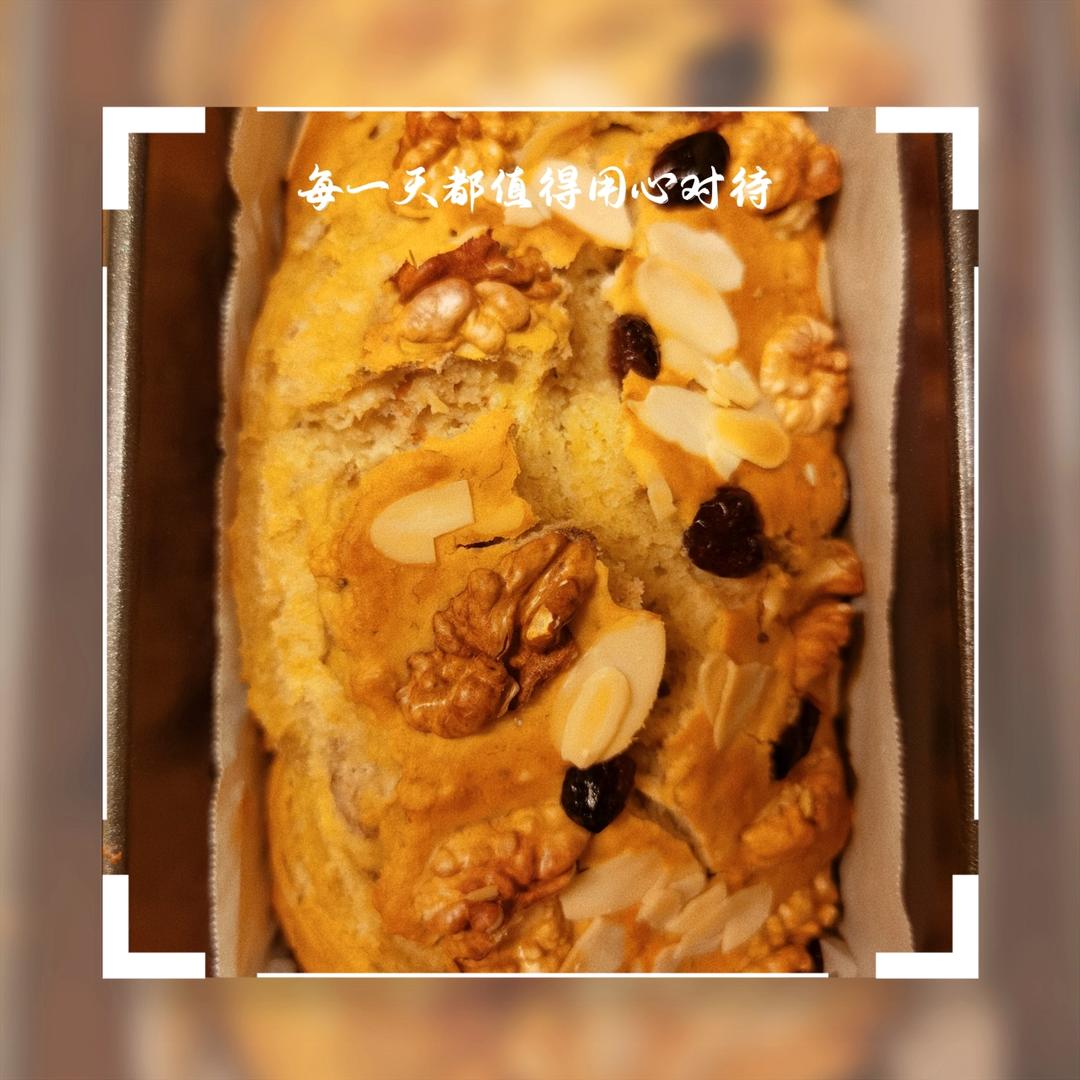 简易版香蕉核桃蛋糕