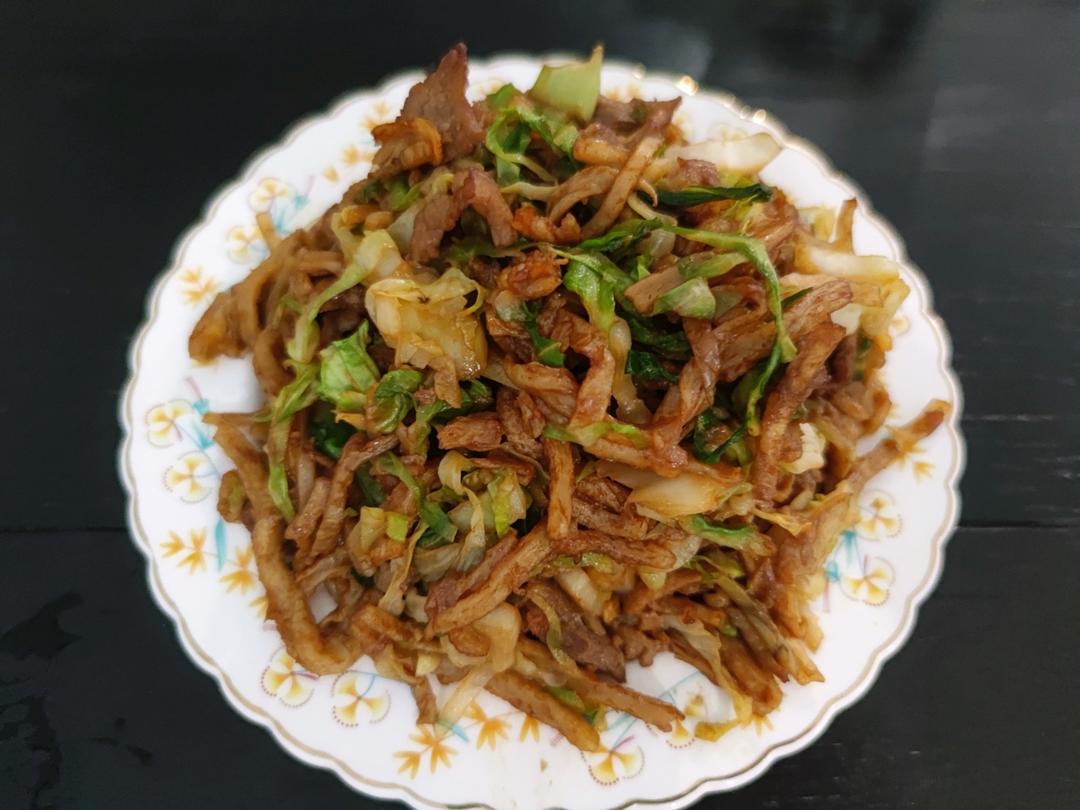 老北京素炒饼(肉炒饼)