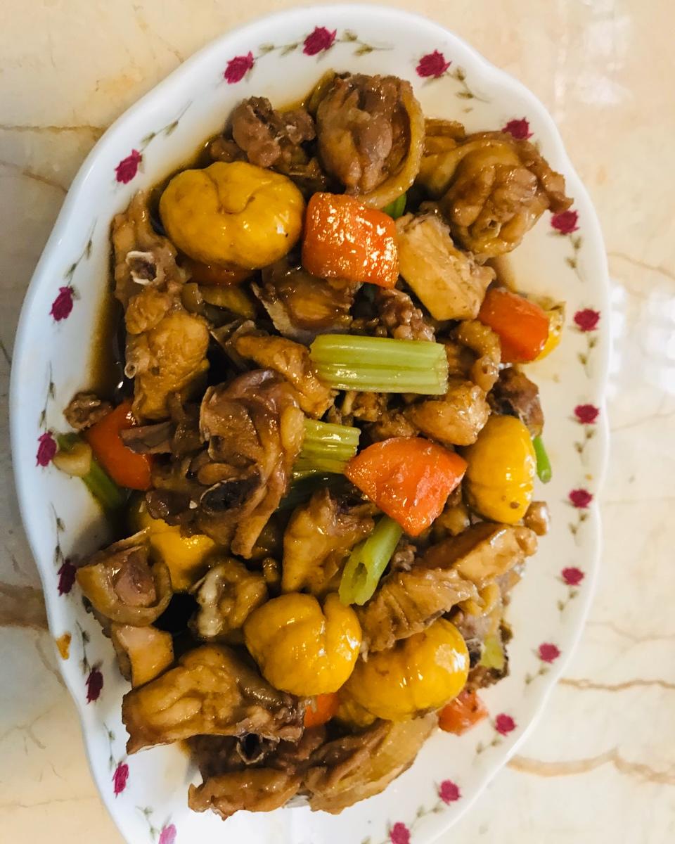 板栗烧鸡