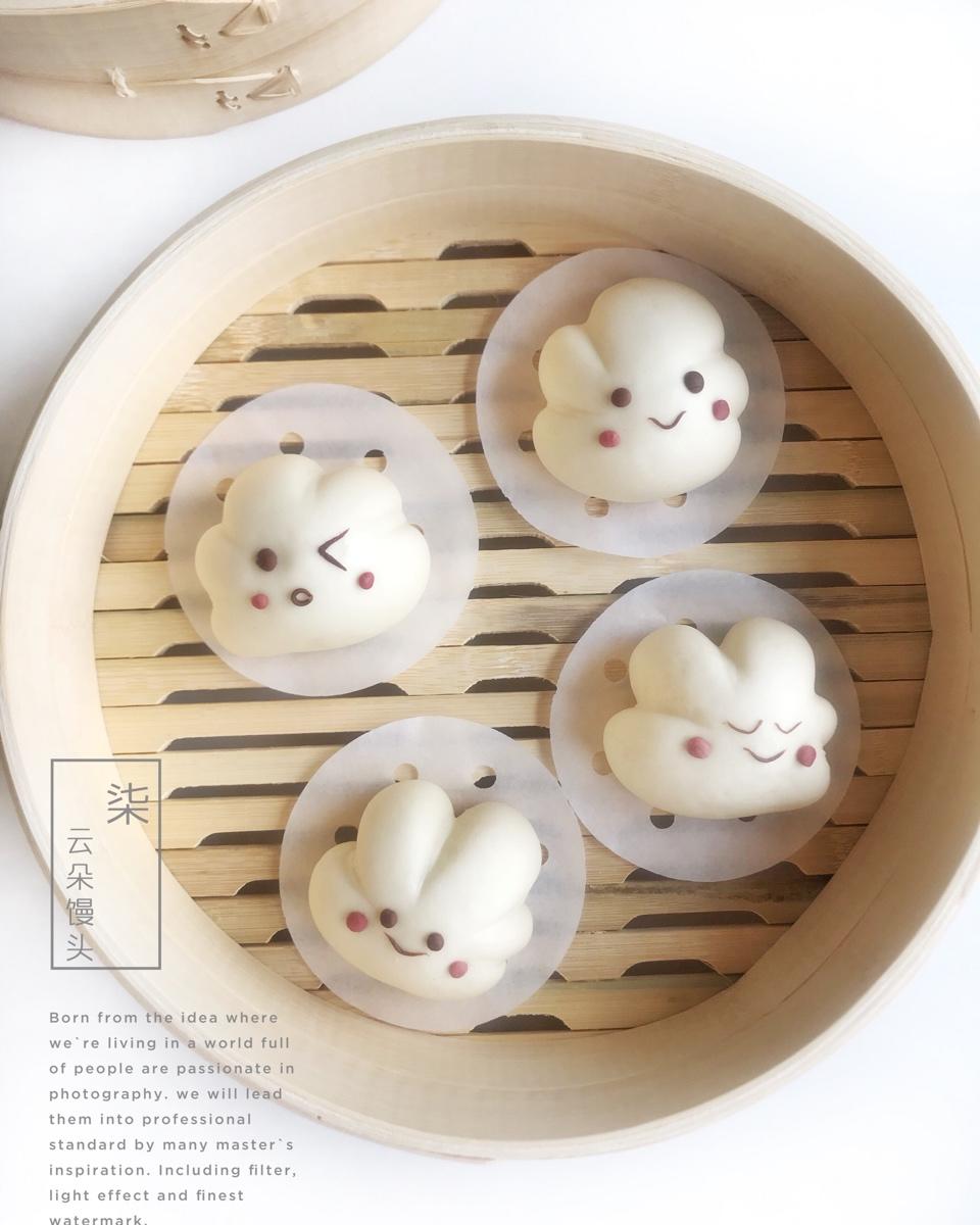 超可爱的云朵馒头