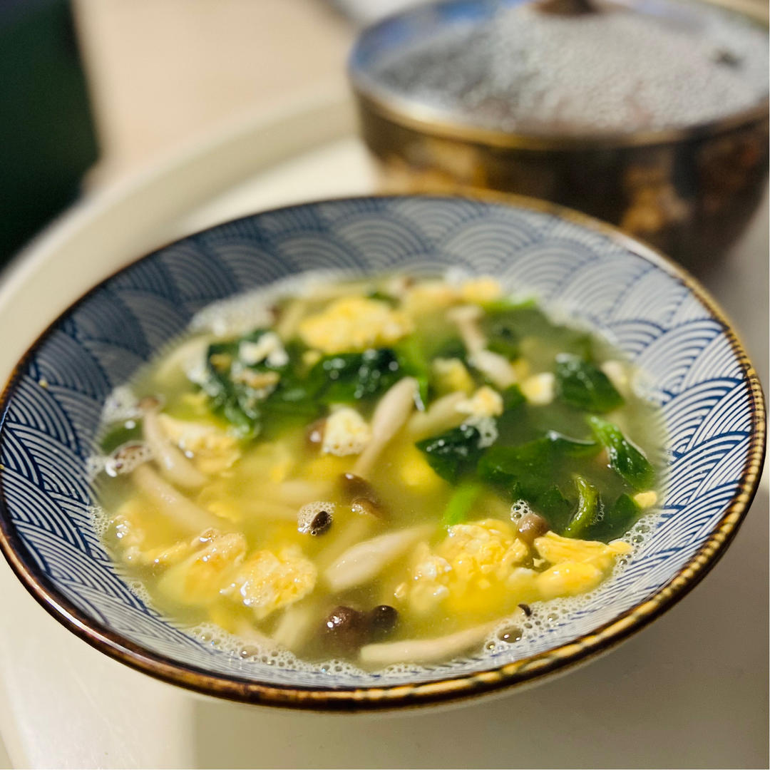 木耳菜鸡蛋汤