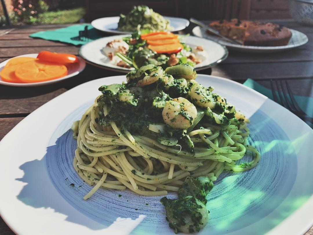 健康低卡吃意面——菠菜意大利面
