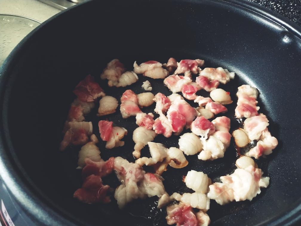 简易孜然五花肉(不粘锅版)的做法