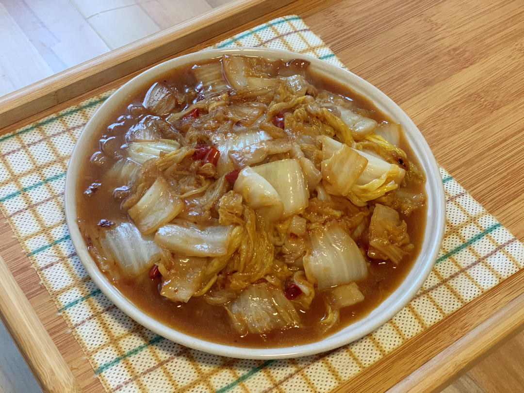 超级好吃下饭的干锅白菜