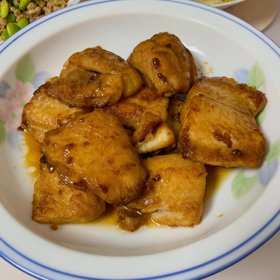 中西结合的料理--香煎巴沙鱼排