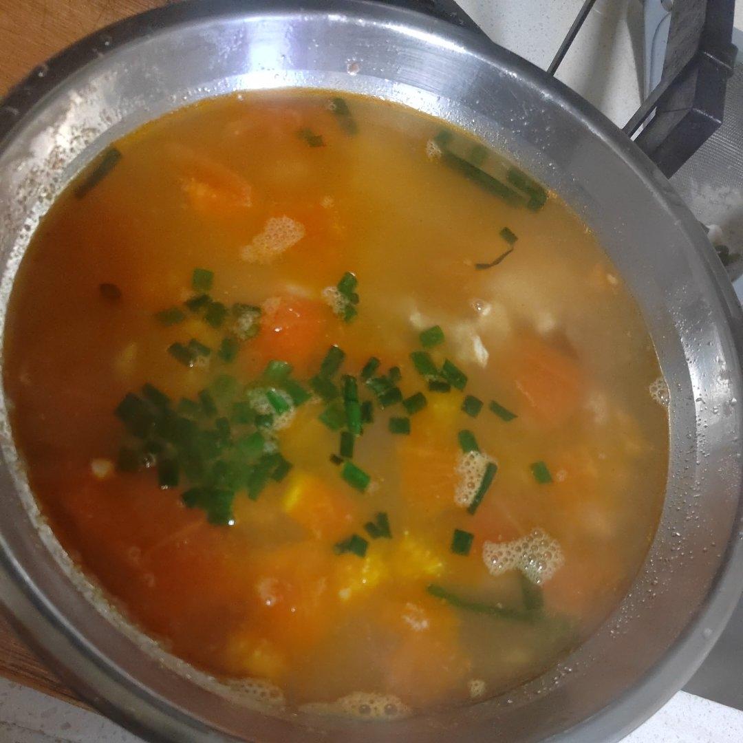 番茄滑肉汤