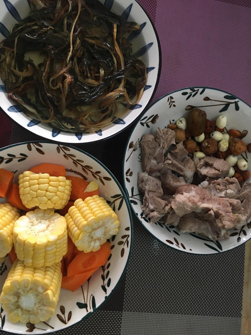 菜干猪骨汤