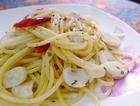 Aglio Olio with Mushroom（蒜香蘑菇辣味意粉）