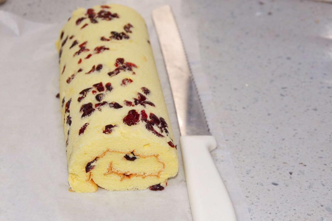 葡萄干蛋糕卷