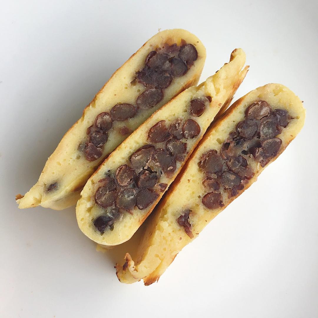 平底锅版蜜红豆饼