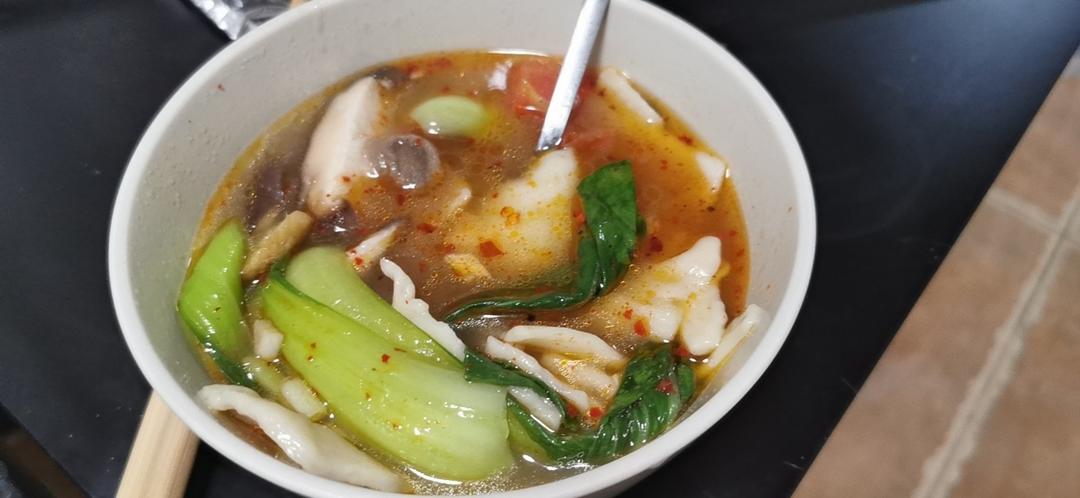 西红柿鸡蛋面片 （内附揪面片教程）