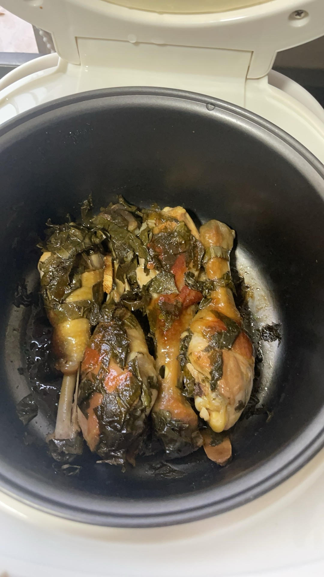 电饭煲紫苏豉油鸡腿