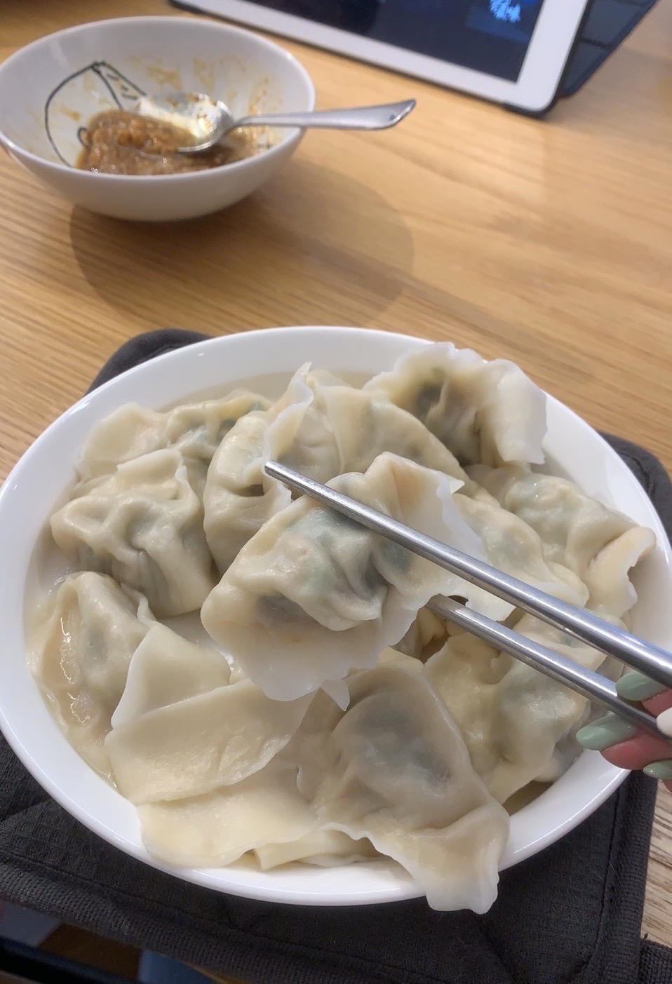韭菜猪肉馅儿饺子