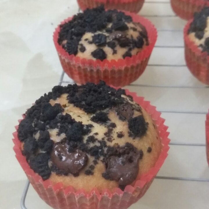 巧克力酥顶玛芬蛋糕 Choc Chip Muffins