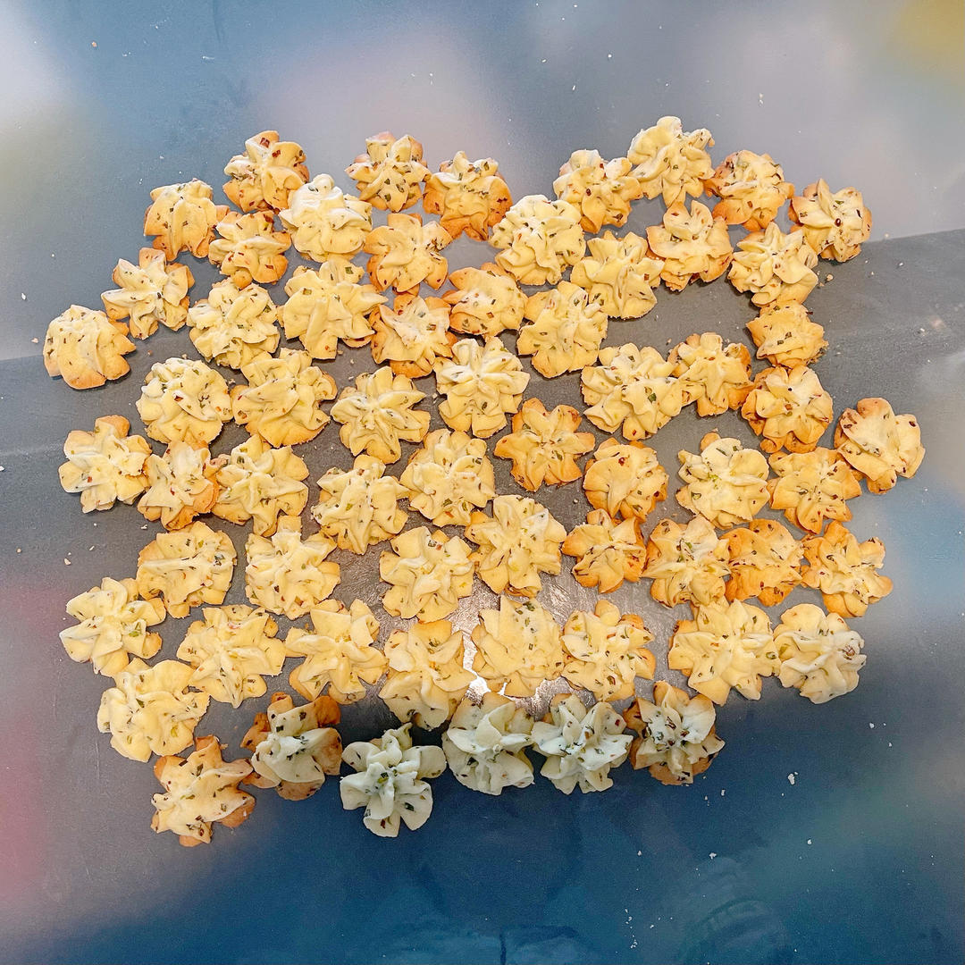 香酥又好挤的香葱曲奇