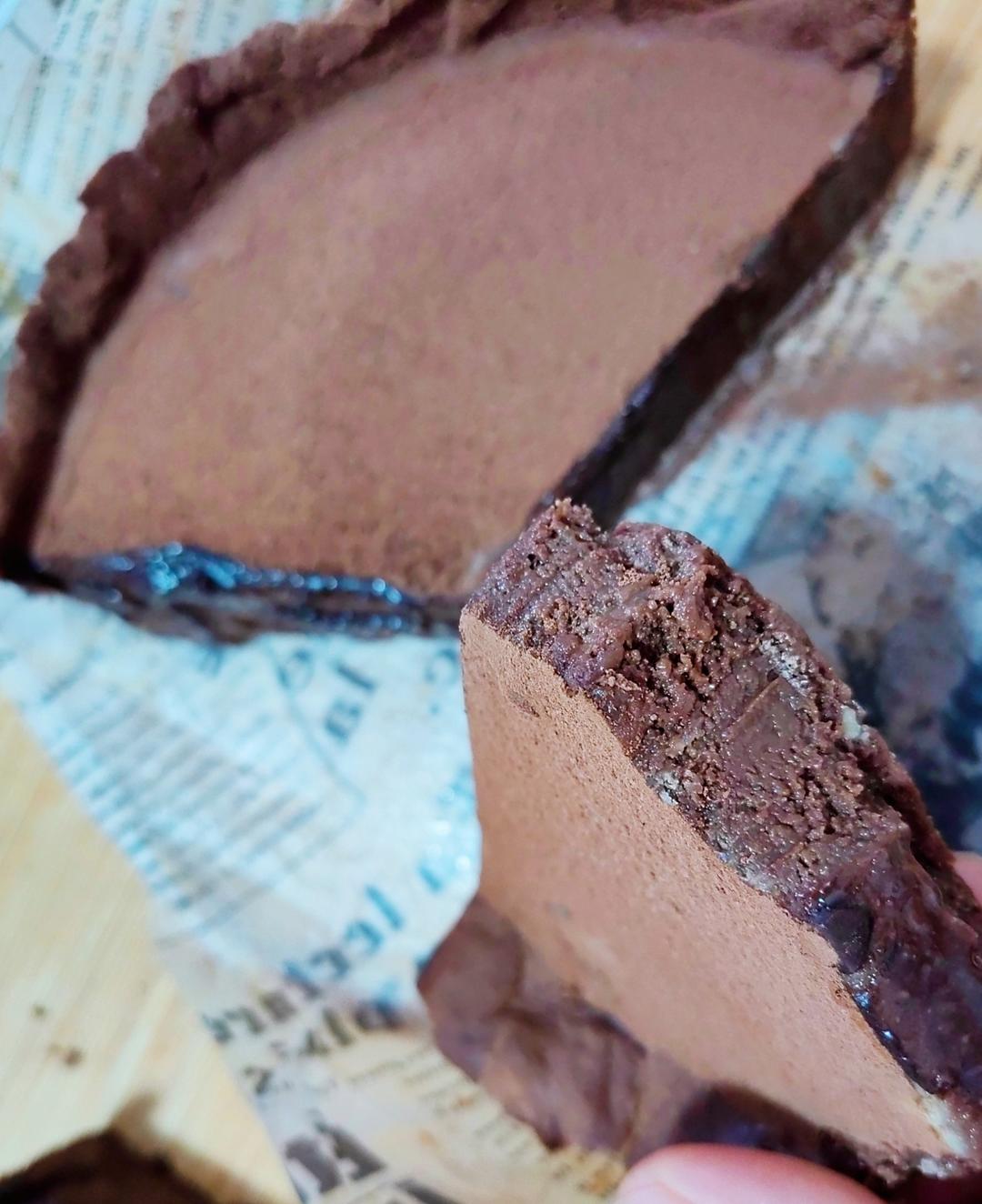 🔥ins爆款韩式甜品｜半熟流心巧克力挞🍫🥧